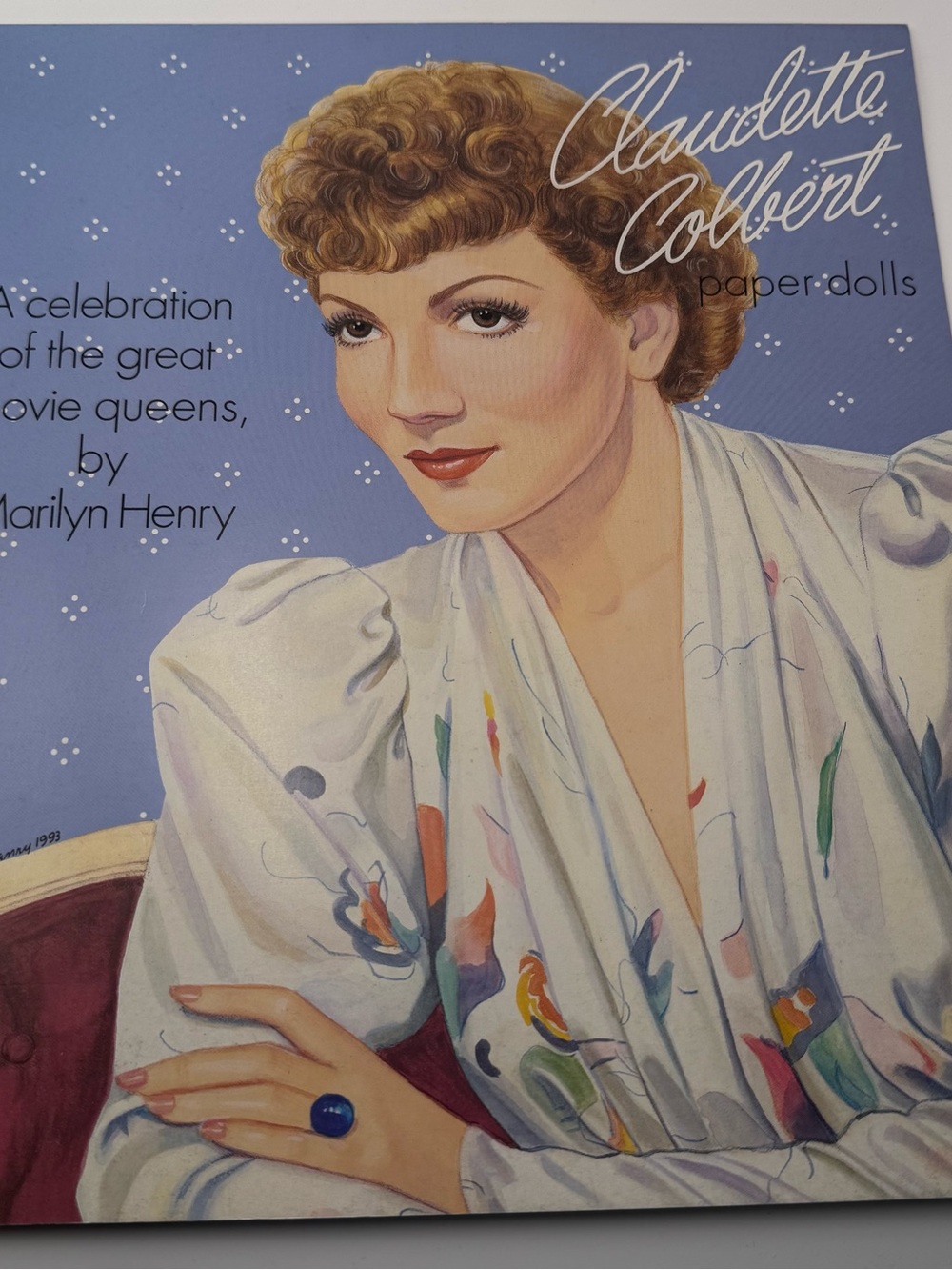 Claudette Colbert Paper Dolls by Marilyn Henry - Uncut